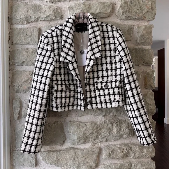 Cropped Tweed Jacket - Picture 1 of 10